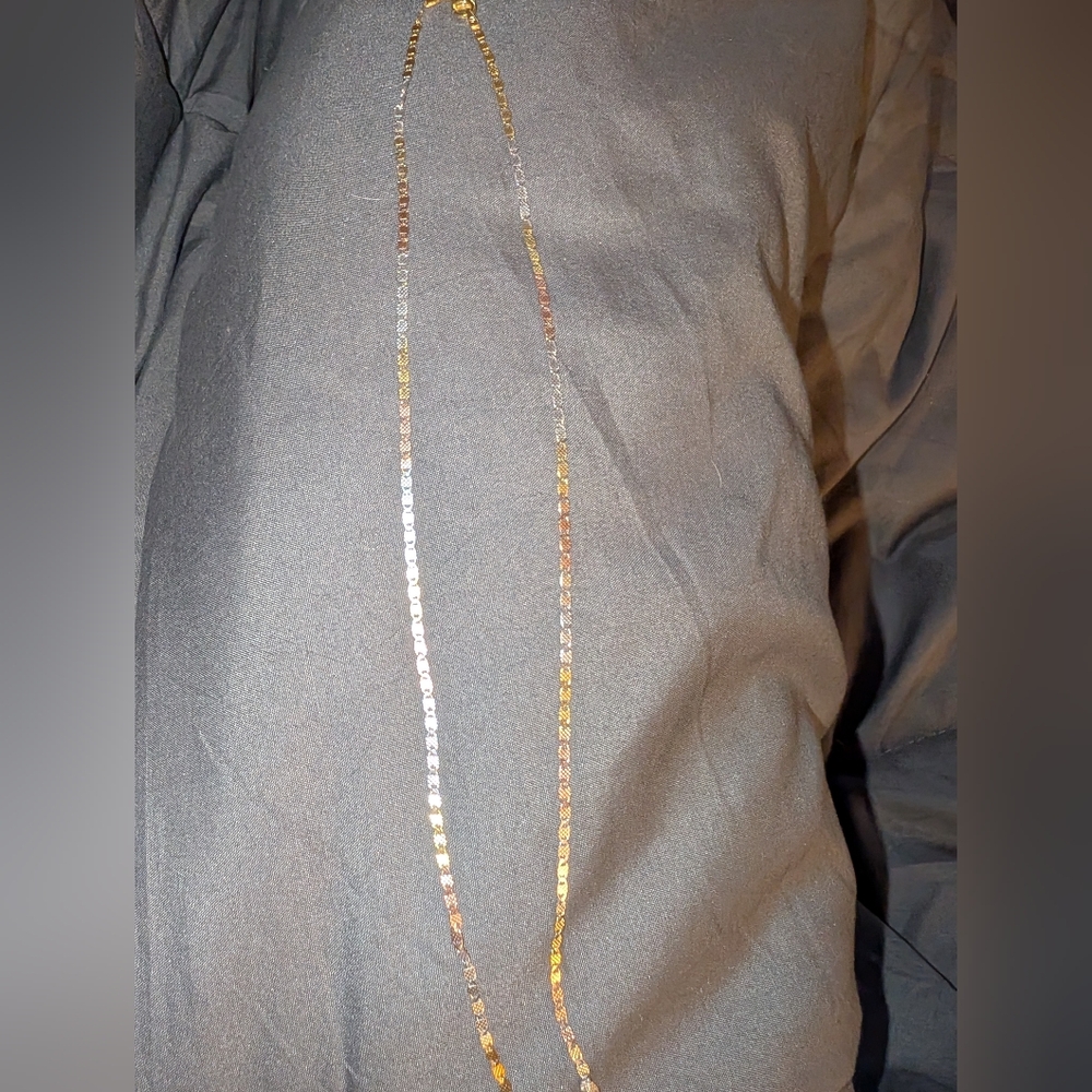 Tri-Tone Thin Necklace - Gold, Silver, Rose Gold